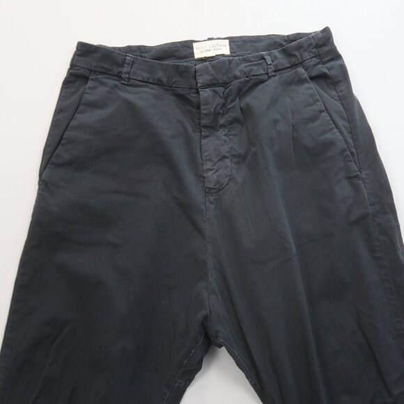 Nili Lotan Paris Pants in Washed Black Size 4 Baggy Drop Crotch - Picture 12 of 13
